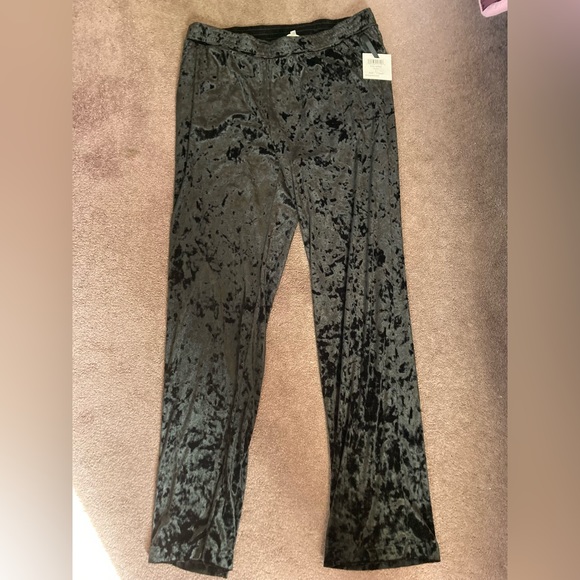 Witchy Black Velvet Pants - Picture 1 of 3